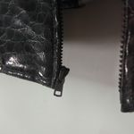 Ellen Tracy Company  10 Chocolate Alligator Vest Photo 4