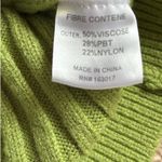 Princess Polly Olia Sage Green Mini Cutout Ribbed Dress. Size S/M Photo 3