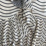 Tory Burch Opalina 100% silk skirt, Size 8, Shore Khaki Riptide NWT Photo 2