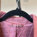 House Of CB  'Kiera' Warm Pink Vegan Leather Oversized Blazer NWOT size‎ M Photo 3