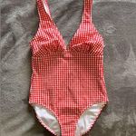Shade & Shore  Gingham Picnic Core One Piece Women’s Swim Suit NWT Sz Small Photo 3