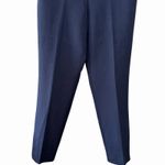 T Tahari Women's Navy Pull On Stretch Ankle Dress Pants Size 10 Officecore Photo 8
