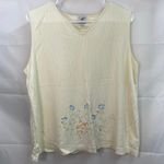 Disney Vintage Store cream embroidered Winnie the Pooh ribbed lace casual top Photo 0