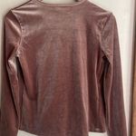 Madewell Velvet Ballet Wrap Top Warm Ash Photo 7