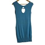 Piper & Blue White Blue Colorblock Sleeveless Sweater Mini Dress Size Small Photo 6