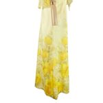 Vintage Unbranded Gunne Sax Style 60s Maxi Dress Size Large Yellow Photo 7
