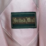 British Mist 90s Vintage Dusty Rose Pink Long Trench Coat Jacket Size 6 Small Photo 7