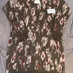 Nordstrom STITCHED DROP FLORAL SWEATER DRESS Photo 4