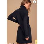 Lulus  black cowl neck sweater dress Photo 2