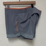 Orangetheory  Women's Athletic Shorts in Gray with Orange Accents Photo 10
