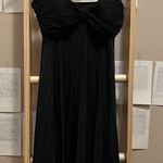 Y2K Black Dress Made In The USA with Bra Paddings and Straps with Large Beads Size M Photo 0