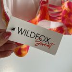 Wildfox Monica Sports Bra Fuschia/Marigold Tie Dye Photo 4