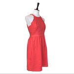 Market & Spruce NEW Halter Dress Linen Coral Linen Cotton Women's Size Medium Photo 1
