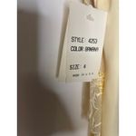 Rhapsody LTD Yellow Floral Lace Maxi Dress Size 4 Made in USA Formal Photo 3