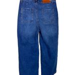 #135 BOUTIQUE Sidefeel Cropped Wide Leg Jeans Blue Size 6 Photo 2