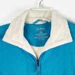 L.L. BEAN Aqua Blue Fleeced Lined Full Front Zipper Vest, Size XS Photo 5
