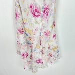 Majorelle  Zella Dress in Romance Floral One Shoulder Ruffle White Size XS Photo 3