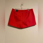 EXPRESS NWT Red High Rise Shorts with pockets size 12 Photo 2