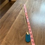 Kendra Scott  Gold Inez Blue Agate Pendant Necklace Adjustable Photo 2