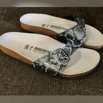 Birkenstock Madrid Python Black Narrow Fit Sandals Women’s -Size 11-11.5 Photo 5