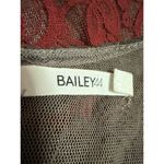 Bailey44 Multicolor Colorblock Floral Paisley Embroidered Mesh Tank Blouse Top L Photo 2