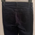 CAbi  Sapphire Blue Button Fly Skinny Velvet Pants Size 2 Photo 4