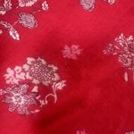 Universal Threads Blouse Womens Long Sleeve Printed Woven Red Floral Top Medium Photo 5