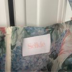 Selkie My So Called Life Floral Mini Silk Gauze Dress Long Sleeve Pink Size XL Photo 2