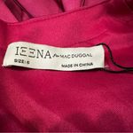 Mac Duggal Ieena for  26644 Asymmetrical Draped Long Sleeve Mini Dress Size 6 Photo 5