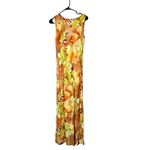 Vintage Hilo‎ Hattie Hawaiian Floral Print Maxi Dress Size 10 Orange Photo 5