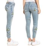 BLANK NYC  Back To Nature Floral Embroidered Skinny Ankle Jeans, sz. 24 Photo 12
