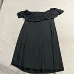 Abercrombie & Fitch  Black Ruffle Trim Off the Shoulder Dress Size Small Photo 3
