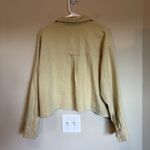 Madewell NWOT Flannel Cargo Cotton Haystack White Button-Up Shirt Large NN928 Photo 4