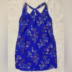 Old Navy  Dress Women Small Blue Floral Shift Short Round Neck Sleeveless Photo 2