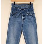 FRAME Womens Jeans Blue Myrtle Denim Paperbag High Rise Belted Stretch Size 26 Photo 7