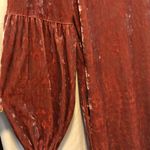 Muche & Muchette Crushed Velvet Pink Dress Sz M/L Keyhole Choker neckline Photo 7