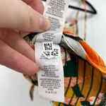 Aerie Top Womens XL Tank Woven Tie Front Dark Algae Floral Tropical Cropped NWT Photo 10