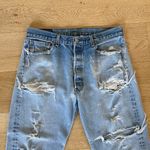 Levi's  Jeans Distressed Ripped Size 36 Blue Photo 1