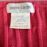 Pierre Cardin  Cotton Cableknit Cardigan Pink Size Medium Photo 4