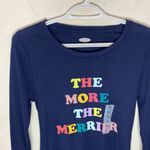Old Navy  the more the merrier rainbow graphic thermal long sleeve tee size M Photo 2