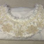 Vava by Joy Han VaVa by Jon Han Women’s White Embroidered top 3/4 sleeves Size M Photo 9