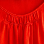 Talbots  100% Silk Orange Tank Top, Flowy Top, Business Casual, Size 2 Photo 5