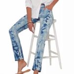 Anthropologie  PILCRO Women's Slim Boyfriend Jeans Denim Tie Dye Stretch Size 31 Photo 5