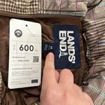 Lands' End Down Puffer Vest in Alabaster Glen Plaid size M ( 10 - 12 ) Photo 13