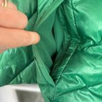 Guess Women’s Large Kelly Green Hooded Quilted Puffer Jacket Coat Fall/Winter Photo 7