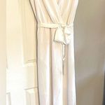Fraiche By J Belted White Faux Wrap Belted Dress Women’s Size S Photo 6