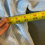 Cyrus Short Sleeve Light Blue Open Knit Cardigan | Size 1x Photo 6