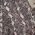 Equipment  Femme Womens Reptile Snake Print Shirt Blouse‎ Small Photo 2