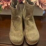Pierre Dumas Tan Suede Ankle Boots NWOB Photo 4