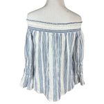 Love Shack Fancy Daisy Off the Shoulder Crop Top
Blouse Size XS Pom Pom Hem Photo 10